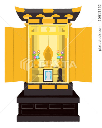 Funeral / Buddhist Illustration _ Buddhist altar 10915362