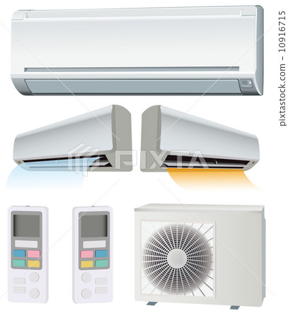 Air conditioner outdoor unit - Stock Illustration [10916715] - PIXTA