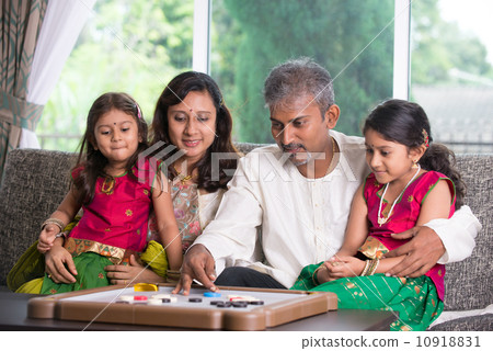 happy indian family enjoying quality time at home indoor 10918831