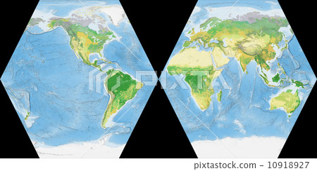 世界植被地圖 10918927