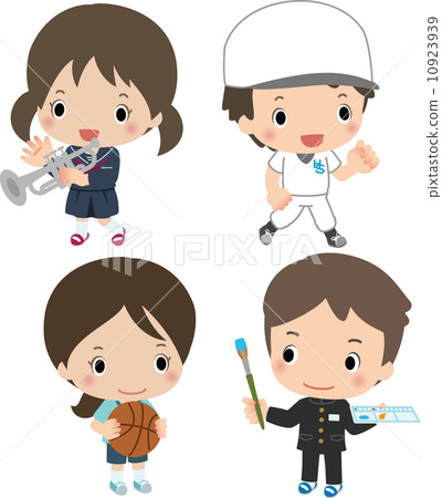 Junior and senior high school club activities 10923939