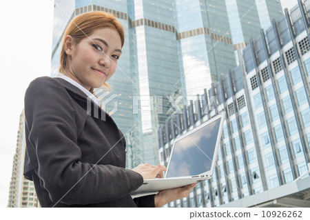 Thai Business Woman Outdoor Thai Business Woman Outdoor 10926262