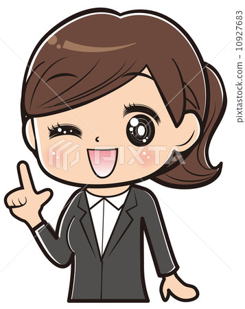 woman pointing finger woman pointing finger 10927683