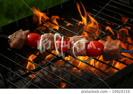 Pork on the grill 10928158