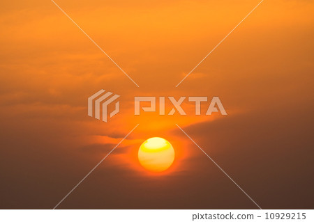 日落的太陽 10929215