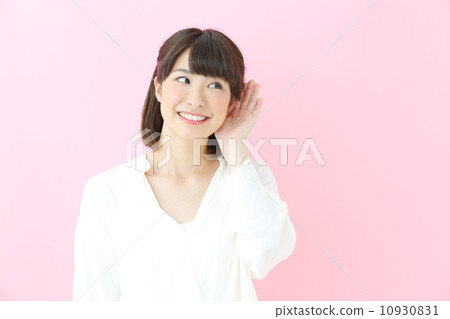 年輕女孩·粉紅色的背 年輕女孩·粉紅色的背 10930831