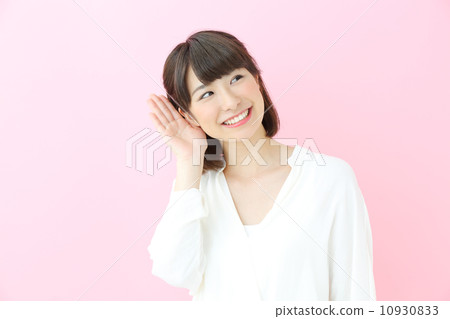 年輕女孩·粉紅色的背 10930833