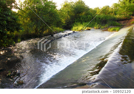 small dam in country side 10932120