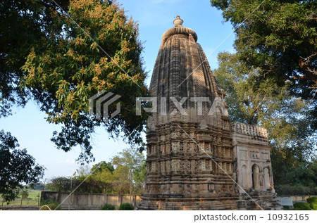 Kajuraho's Ardinata Temple with a high tower cicada 10932165