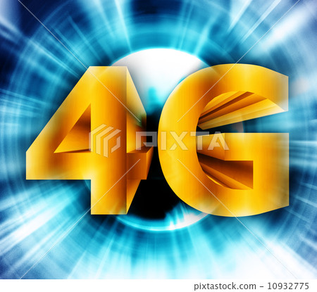 4G network symbol 4G network symbol 10932775