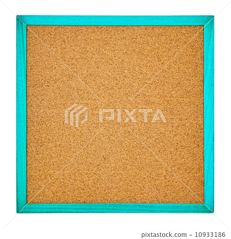 Square cork board blue 10933186