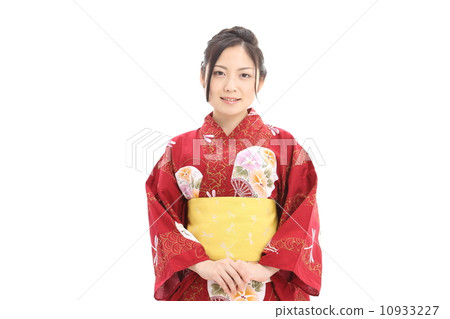A woman in a yukata 10933227
