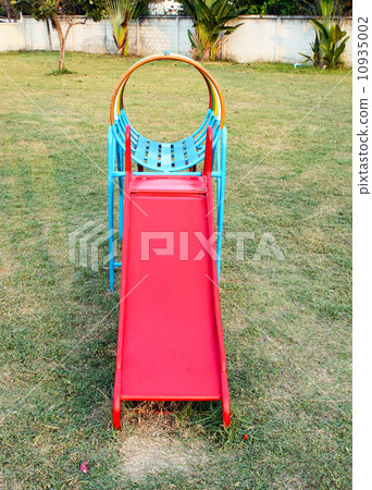 Colorful slider in children playground 10935002