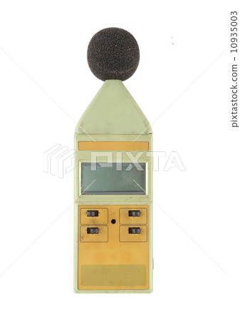 sound level meter on white background sound level meter on white background 10935003