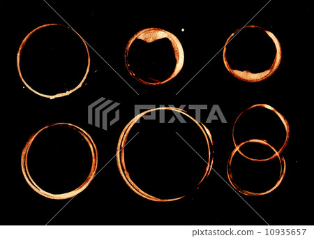 prints rings of coffee cup prints rings of coffee cup 10935657