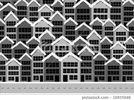 Colorful Cityscape  Town city building design 10935686