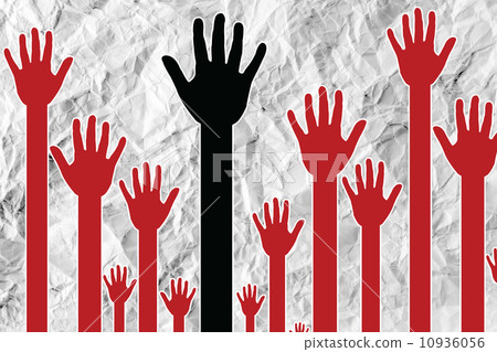 colorful silhouette hands background design colorful silhouette hands background design 10936056
