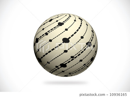 Abstract 3d sphere illustration for your design Abstract 3d sphere illustration for your design 10936165