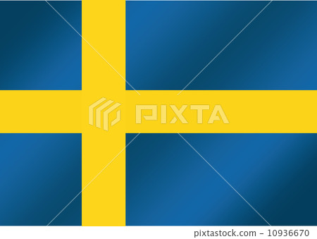Sweden Flag themes idea design in  illustration 10936670