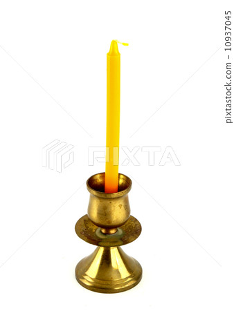 candle holder  isolated on white 10937045