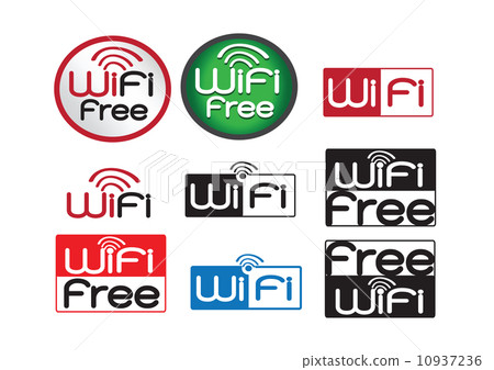 Set of wifi icons for business 10937236