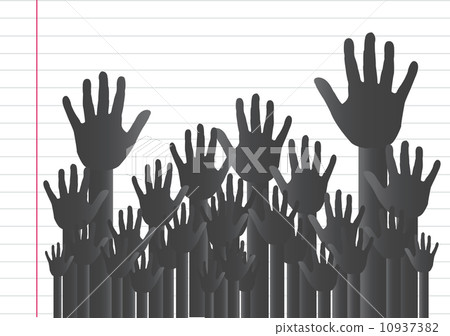 colorful silhouette hands background design colorful silhouette hands background design 10937382