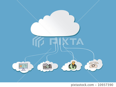 Abstract clouds icon design for website and social networks Abstract clouds icon design for website and social networks 10937390