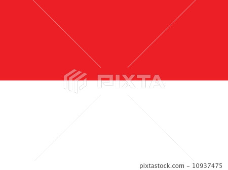 Indonesia Flag vector Illustration Indonesia Flag vector Illustration 10937475