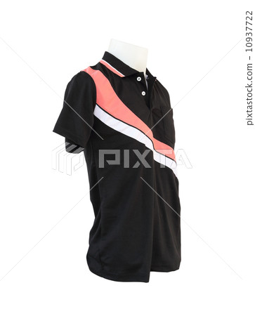 male shirt template on the mannequin on white background 10937722