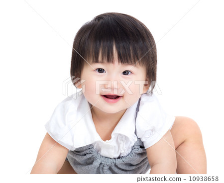 Asia baby girl 10938658