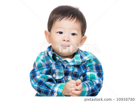 Asian baby boy isolated Asian baby boy isolated 10938780