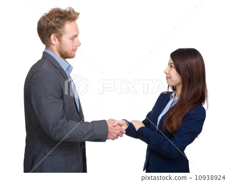 Two business person shaking hand 10938924