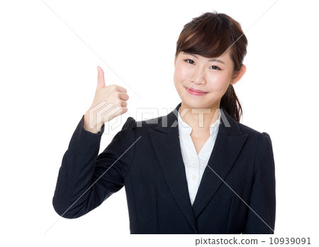 Asia businesswoman thumb up Asia businesswoman thumb up 10939091
