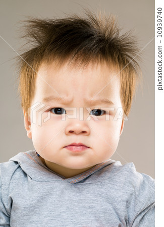 Serious baby boy Serious baby boy 10939740