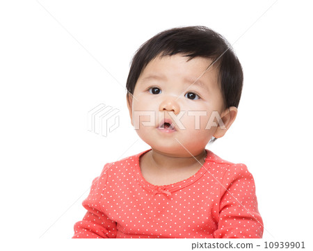 Asian baby girl portrait 10939901