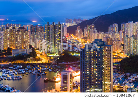 Residential building in Hong Kong 10941867