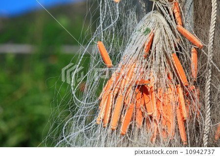 Fishing net close up Fishing net close up 10942737