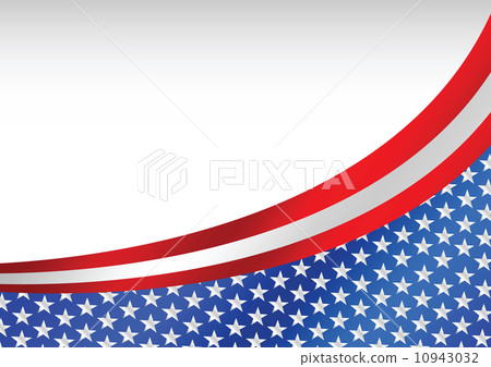 USA map and flag 10943032