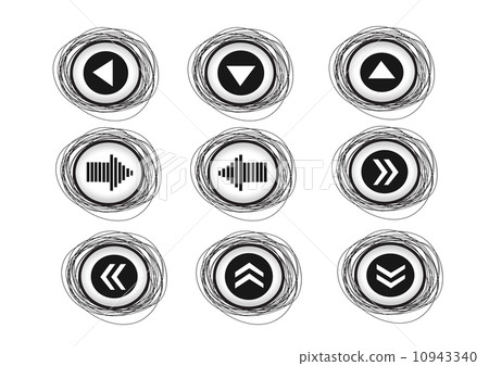 Hand drawn sketch arrow collection for your design Hand drawn sketch arrow collection for your design 10943340