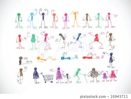 People Icon Sign Symbol Pictogram 10943711