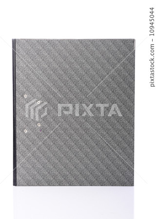 a black ring binder on a white background a black ring binder on a white background 10945044