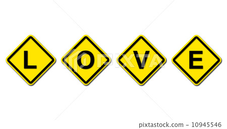love sign on white background love sign on white background 10945546