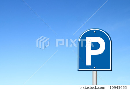 parking sign with blue sky parking sign with blue sky 10945663