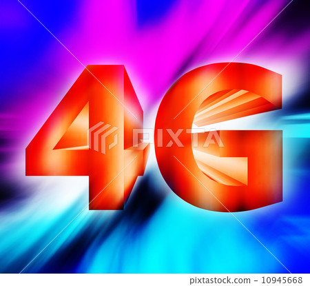 4G network symbol 10945668
