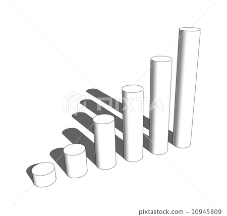 3d cylinder bar graph 3d cylinder bar graph 10945809
