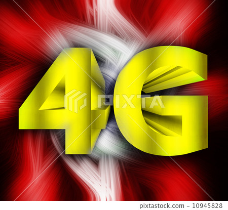 4G network symbol 10945828