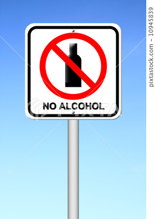 no alcohol sign 10945839