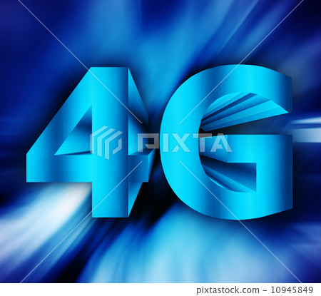 4G network symbol 10945849
