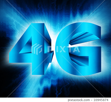 4G network symbol 10945874