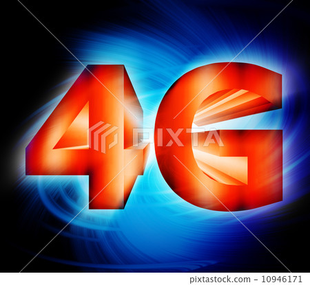 4G network symbol 4G network symbol 10946171